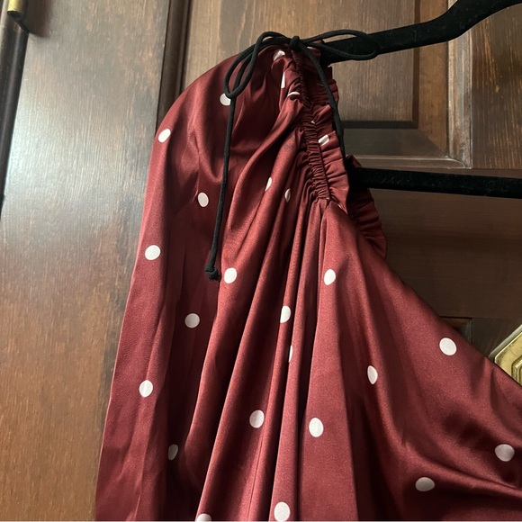 For Love and Lemons Cher Ruched Mini Dress Floral Polka Dot Medium - Picture 7 of 15